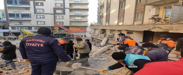Nizip'te Deprem Arama Kurtarma çalışmaları Sona Erdi